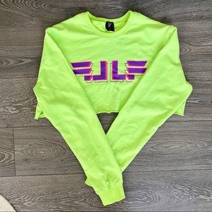LF the Brand Cropped Pullover Sweatshirt